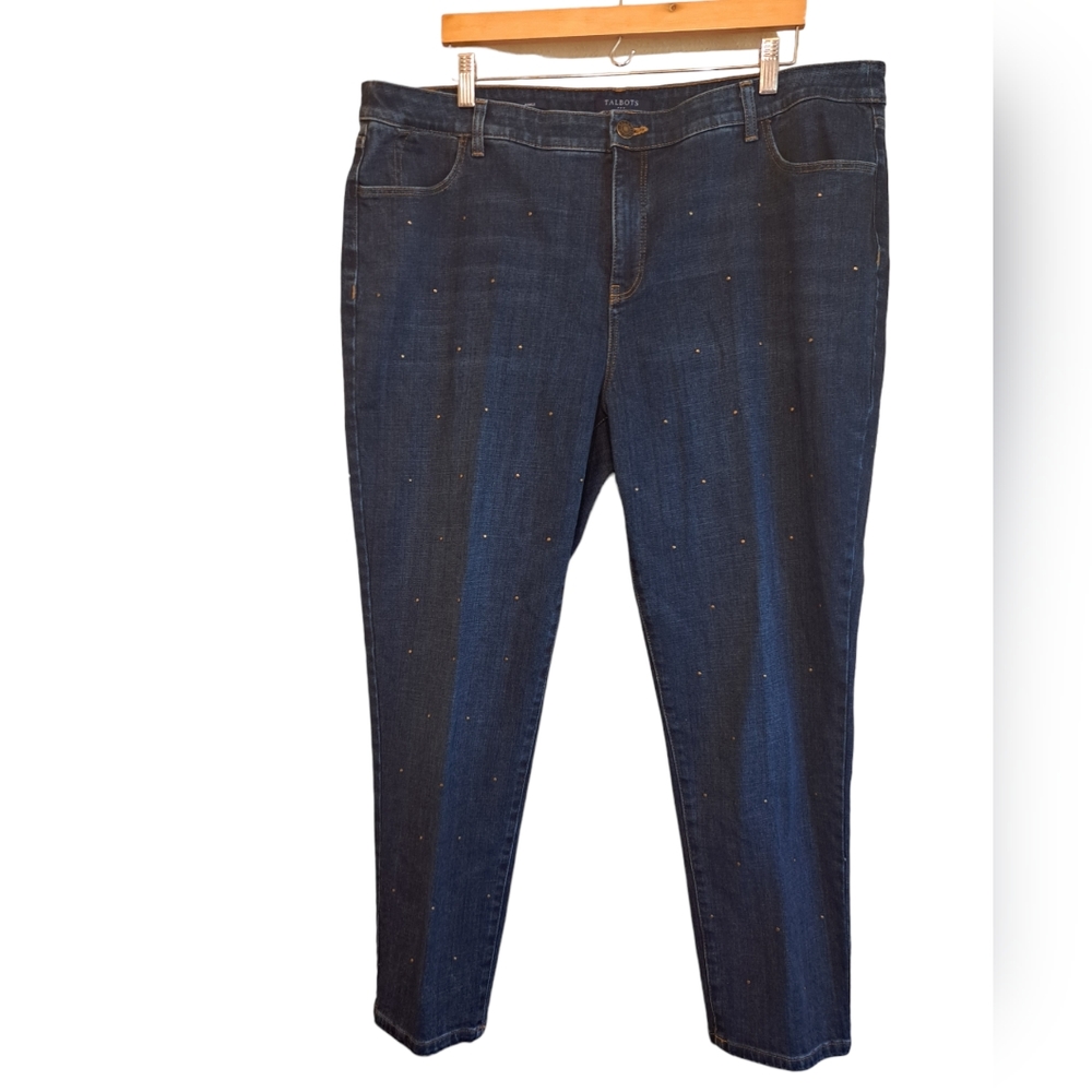 Talbots Dark Blue Ankle Jeans
